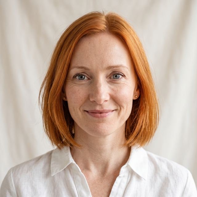 Synthetic fictional profile portrait